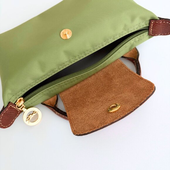 💚 Authentic Longchamp Le Pliage Cosmetic Pouch – Green (Free Strap!) 💚 - Picture 2 of 10
